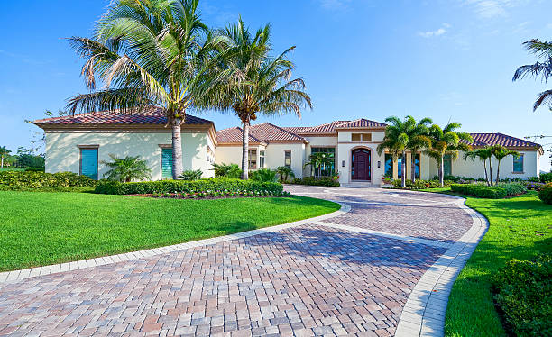 Permeable Paver Driveway in Woodcreek, TX